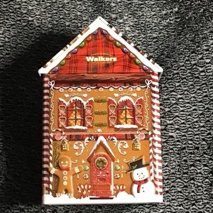 Walkers Christmas tin box